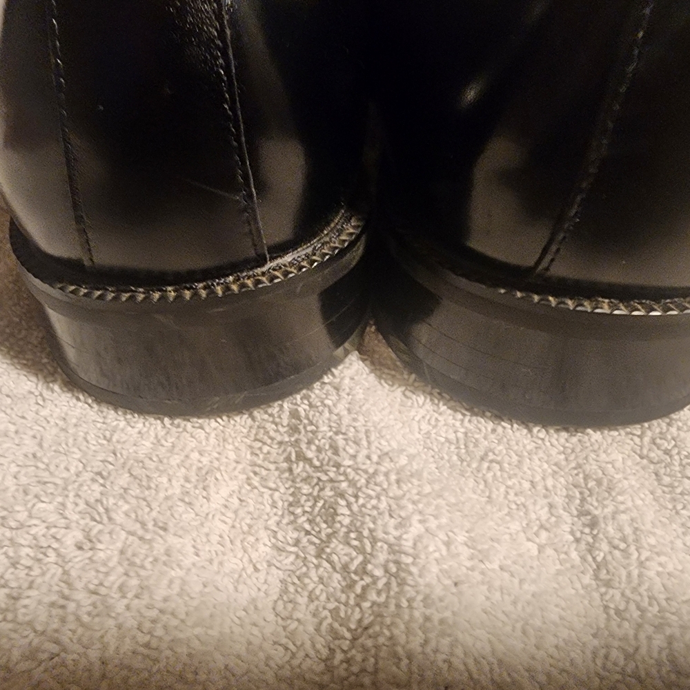 Stacy Adams Black Leather Slipons. 24363-001. Size 13M - Picture 3 of 6